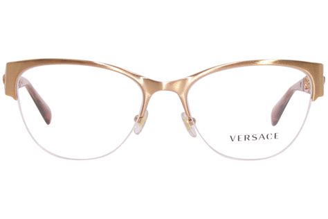 versace rose gold glasses|clear and gold versace glasses.